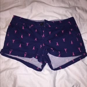 Lobster Patterned Shorts